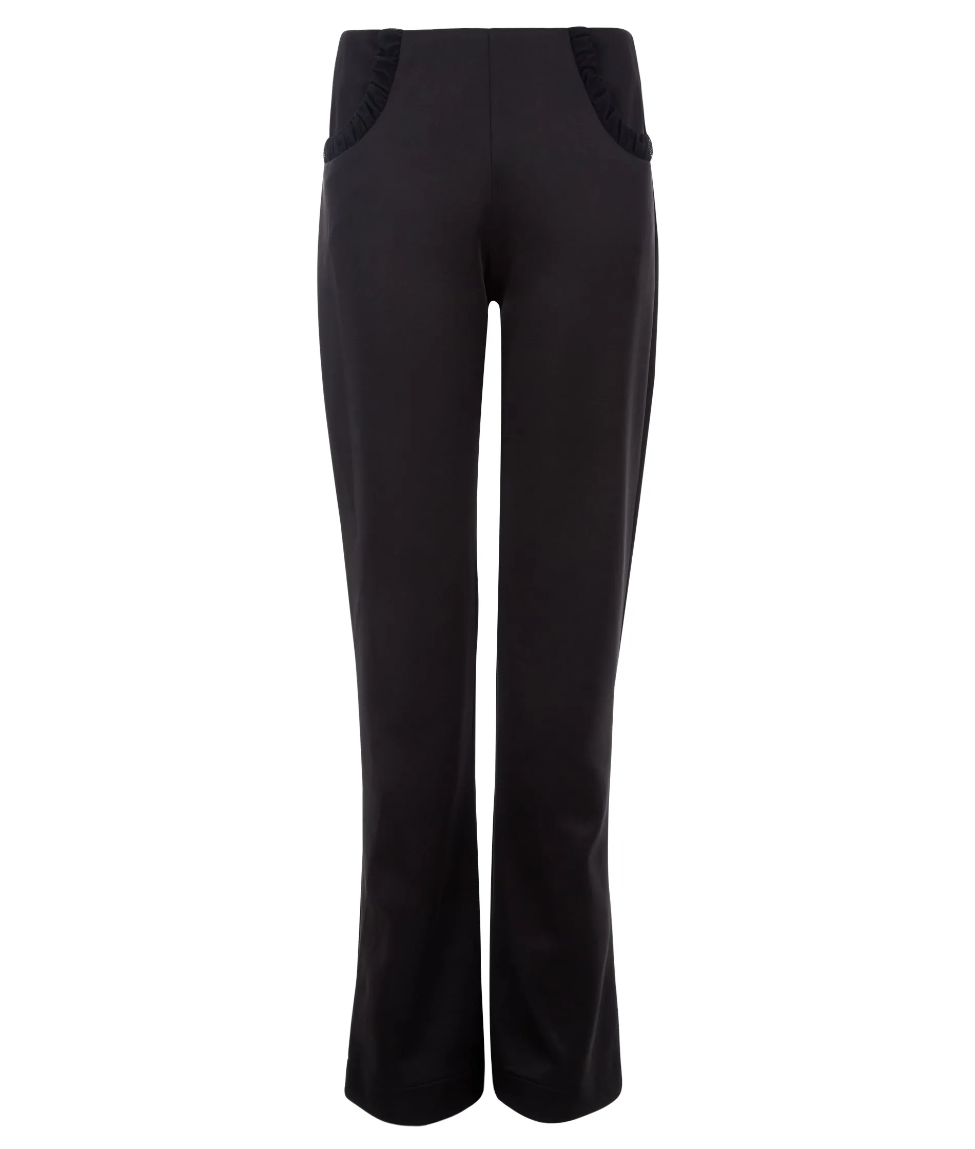 180114B -Dark Ruched Trouser