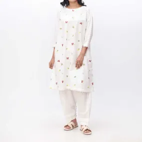 2PC- Embroidered Cambric Shirt & Trouser PS3337