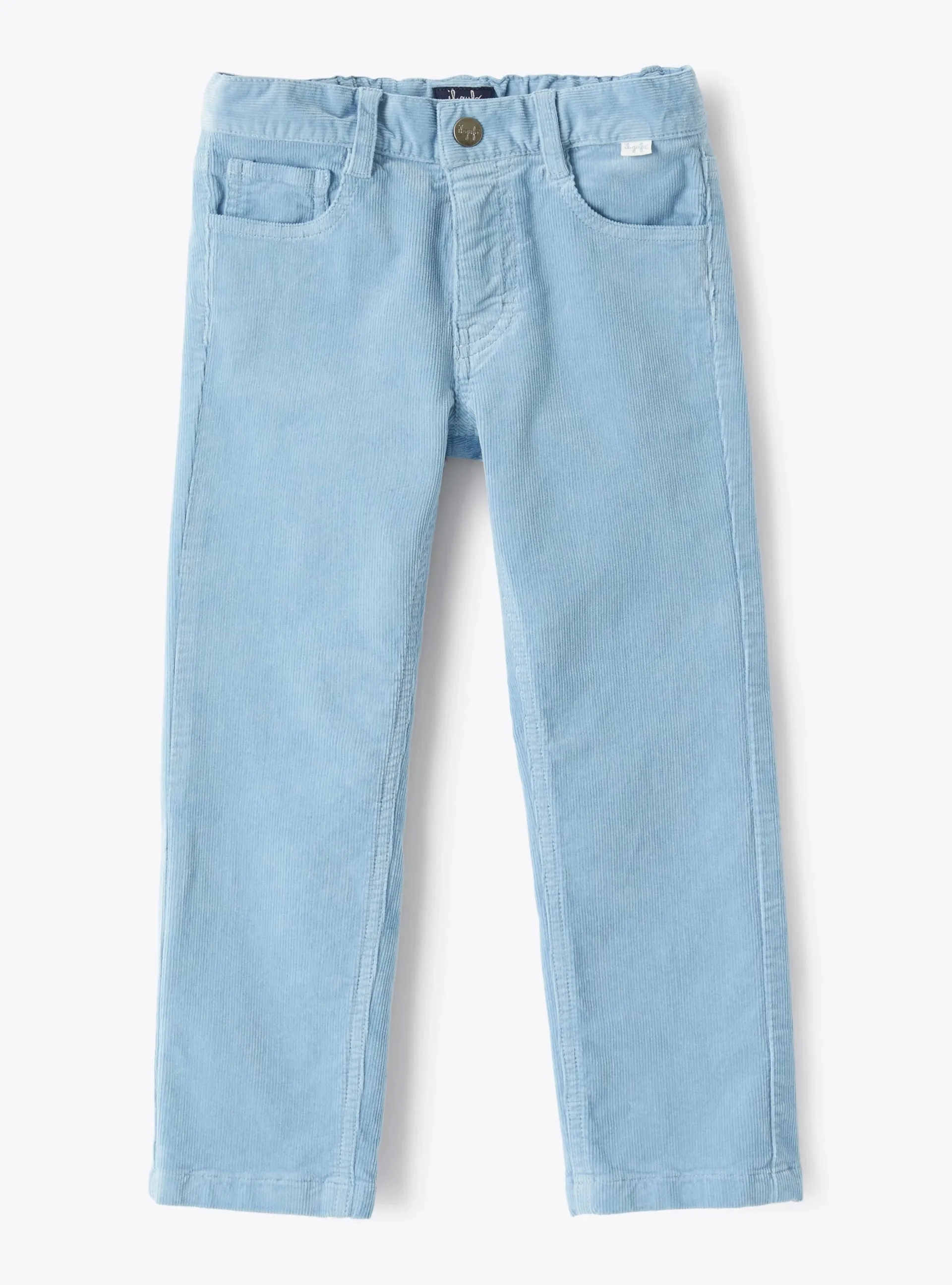 5 Pocket Corduroy Trousers In Blue