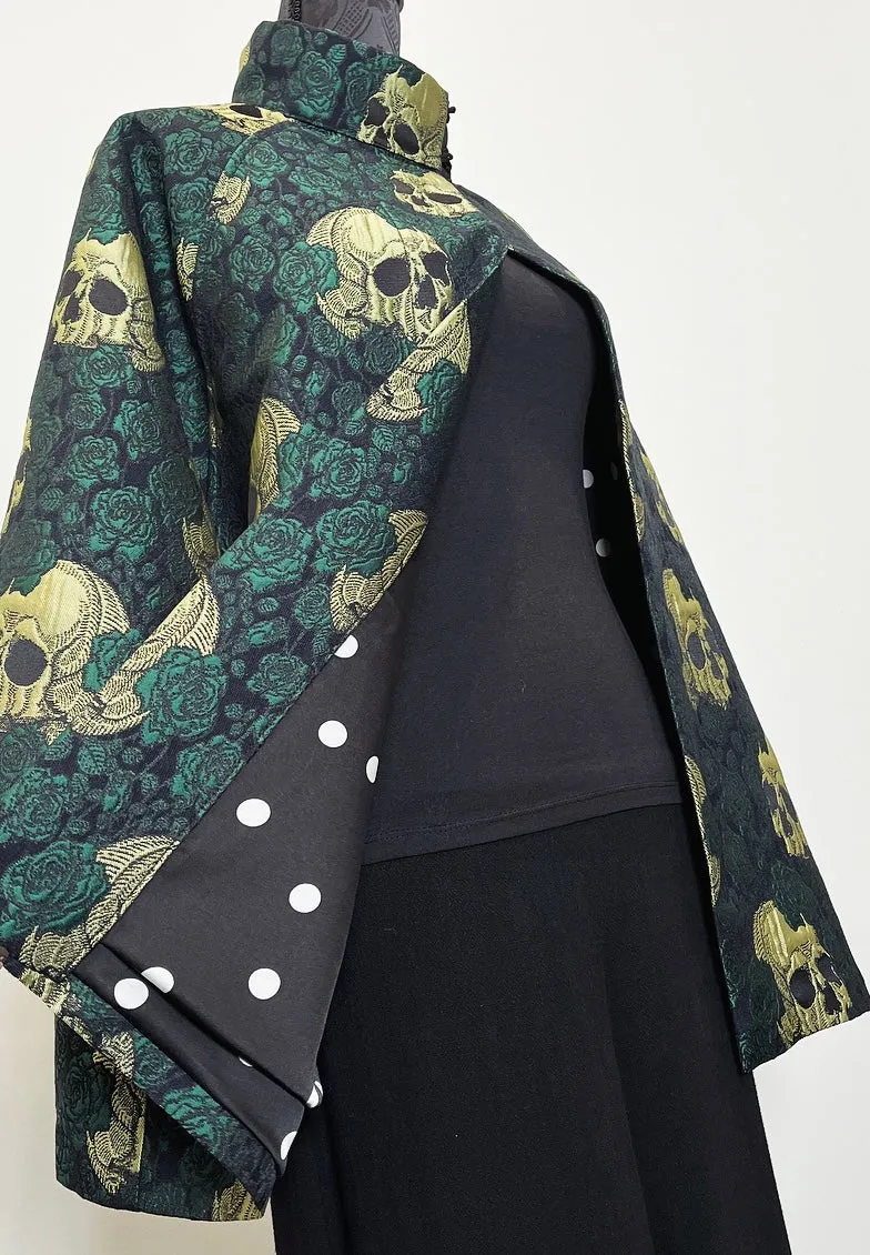 Abbey Swing Coat - Limited Edition - Skulls and Roses