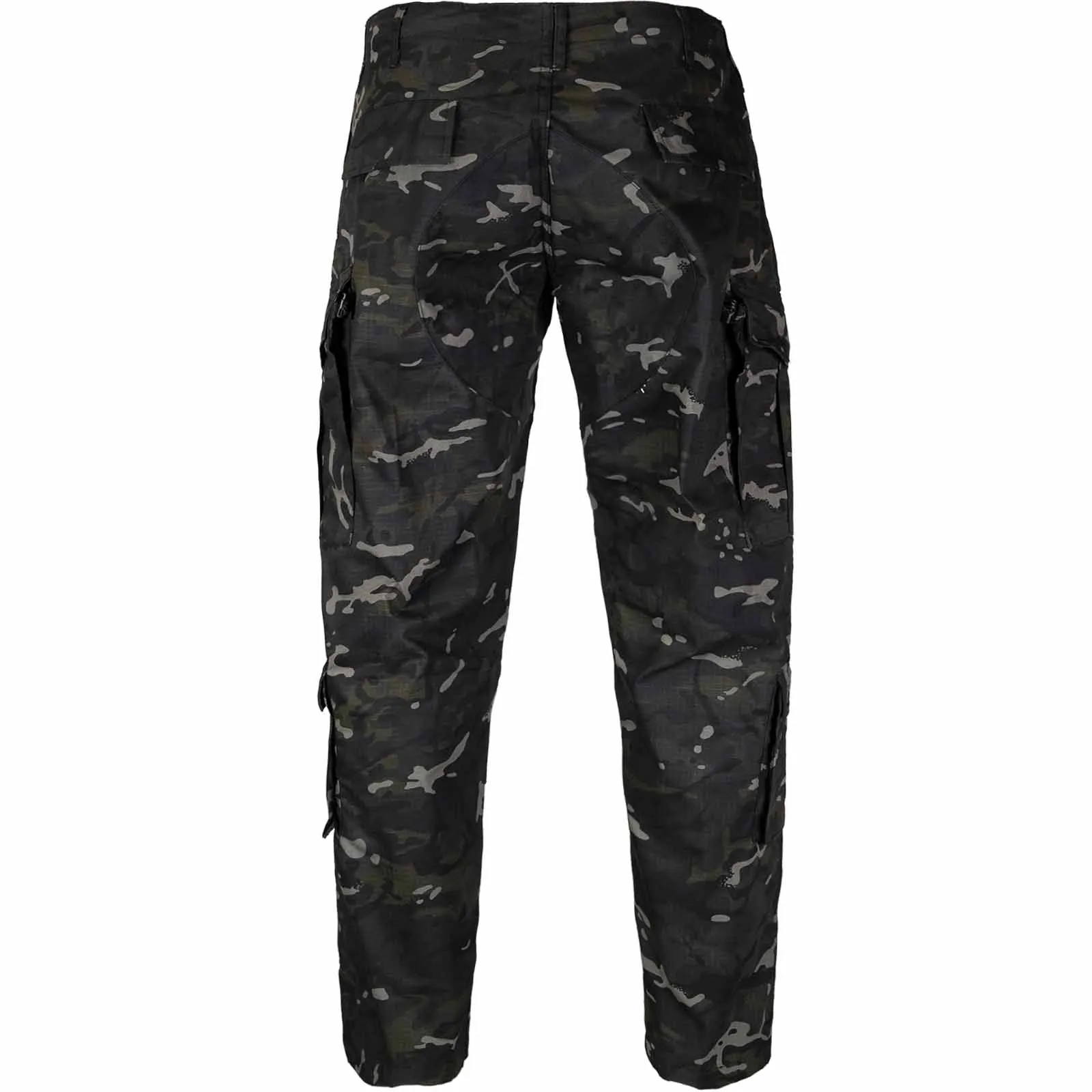 ACU Military Style Combat Trousers Black BTP