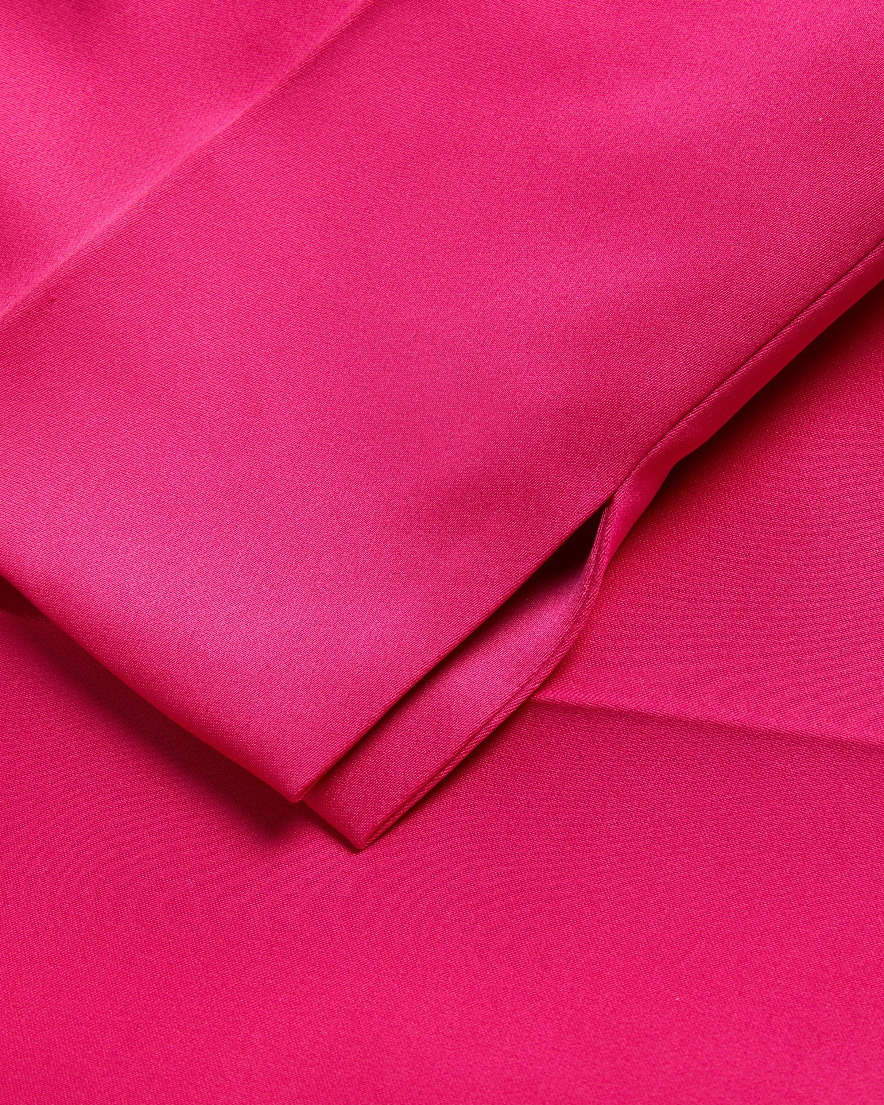 Akenit Satin Tapered Tailored Trouser Fuchsia