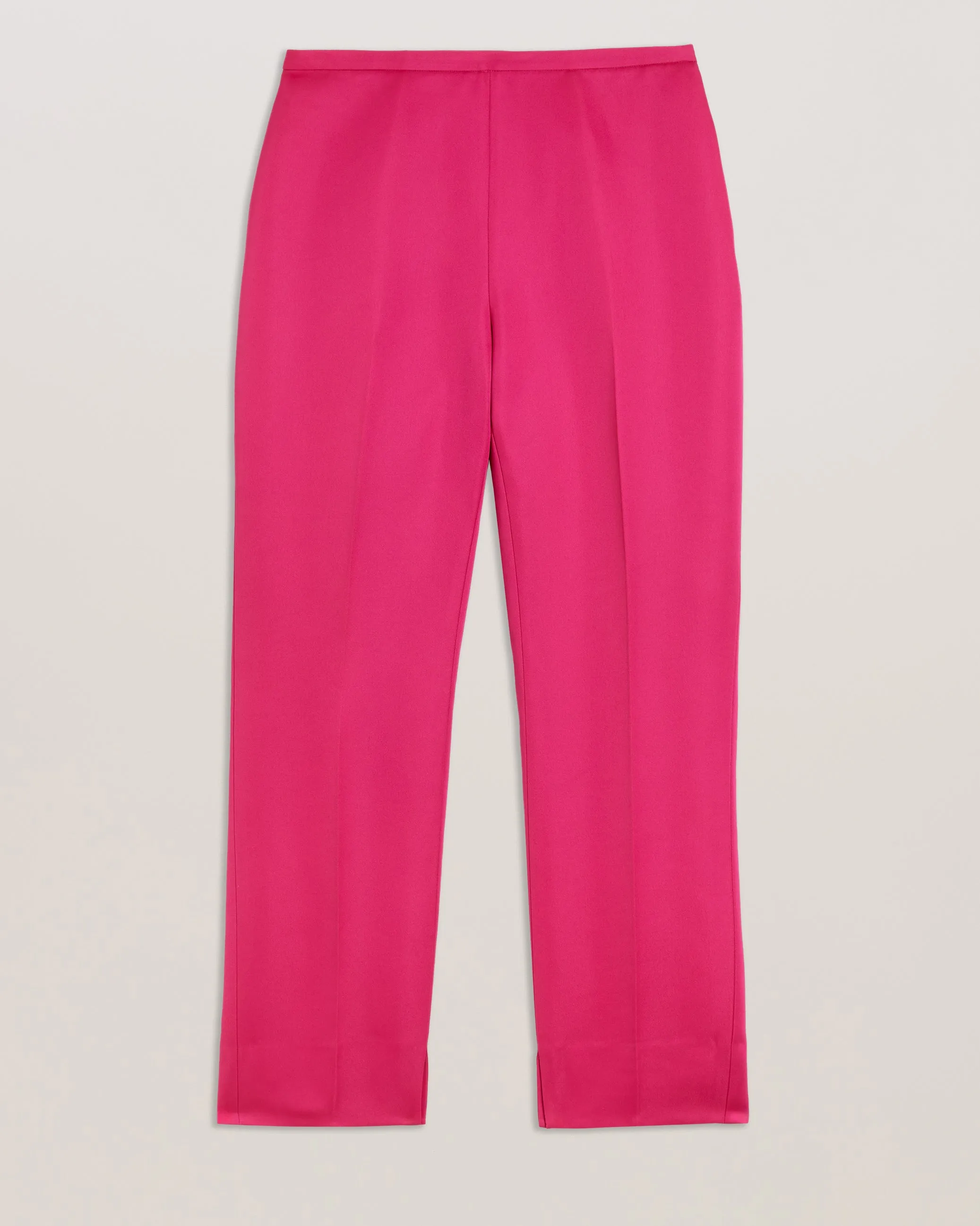 Akenit Satin Tapered Tailored Trouser Fuchsia