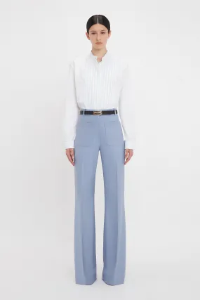 Alina High Waisted Trouser In Bluebell