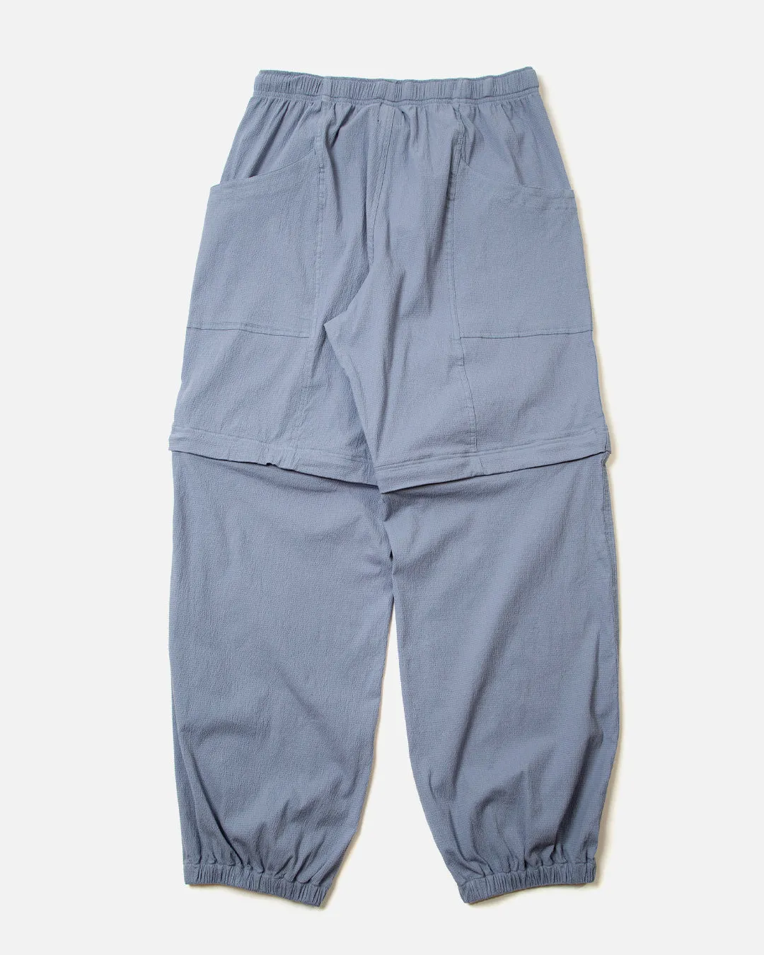 Alpinist Seersucker Convertible Pant - Slate Blue