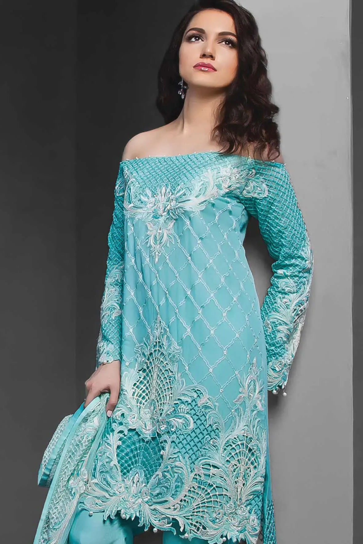 Anaya Festive Chiffon Collection –Azure Skies