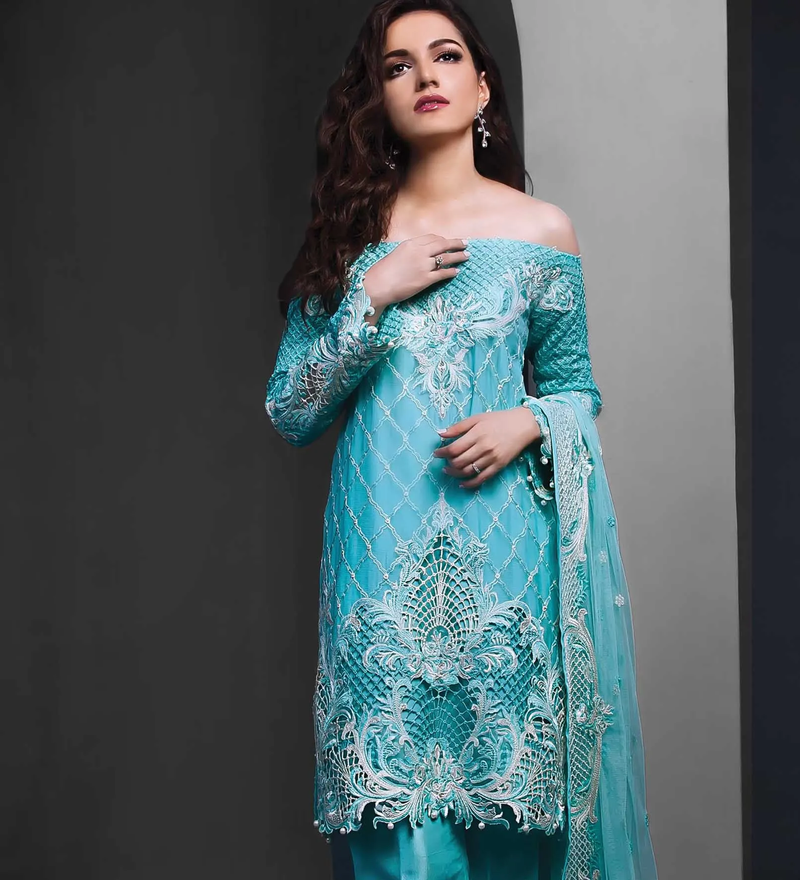 Anaya Festive Chiffon Collection –Azure Skies