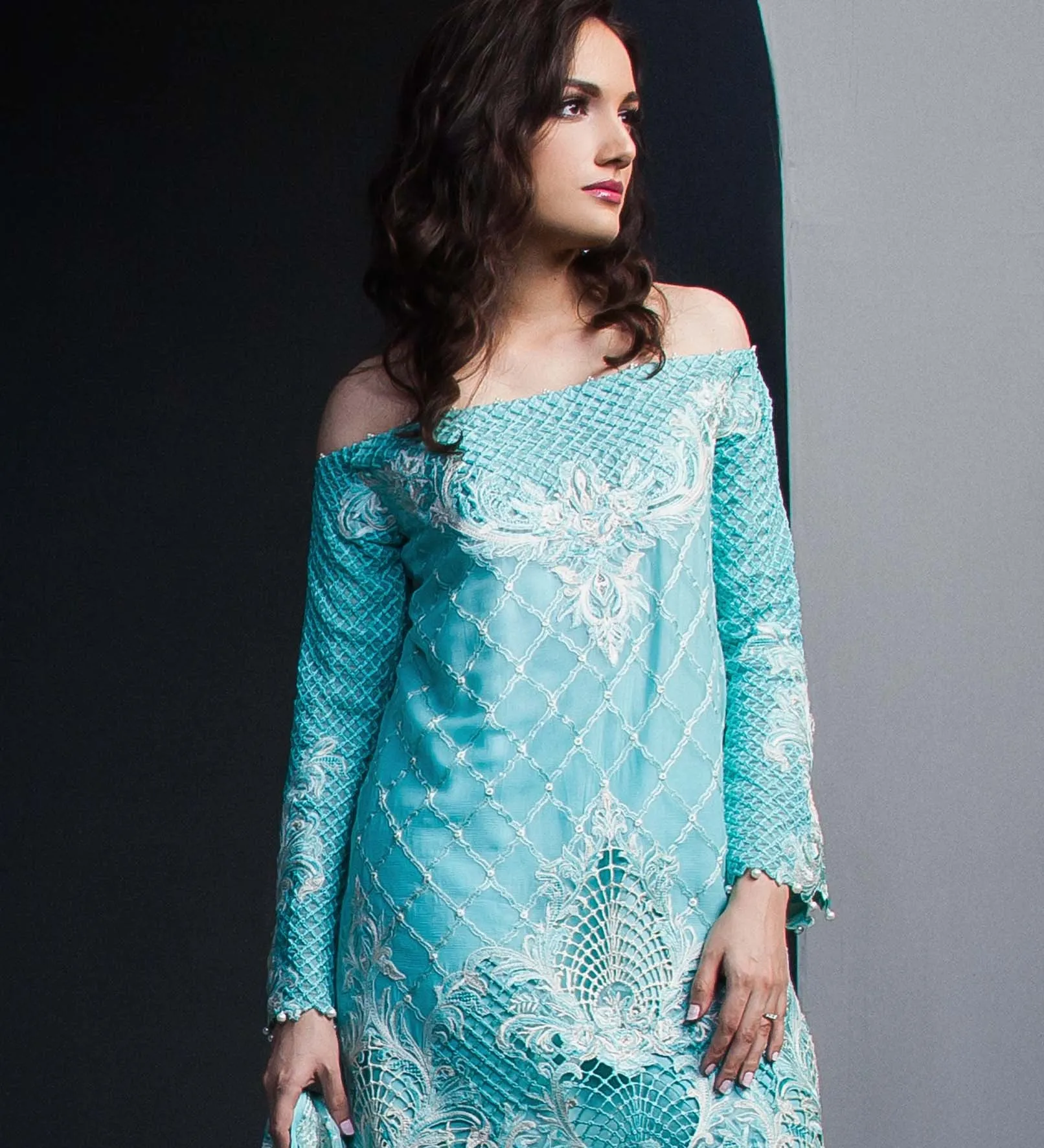 Anaya Festive Chiffon Collection –Azure Skies