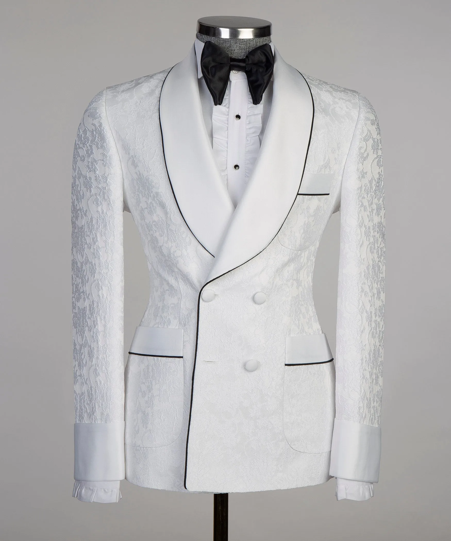 Andrew Cream Tuxedo with Belt