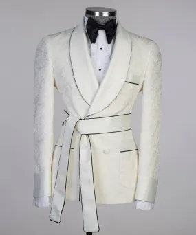 Andrew Cream Tuxedo with Belt