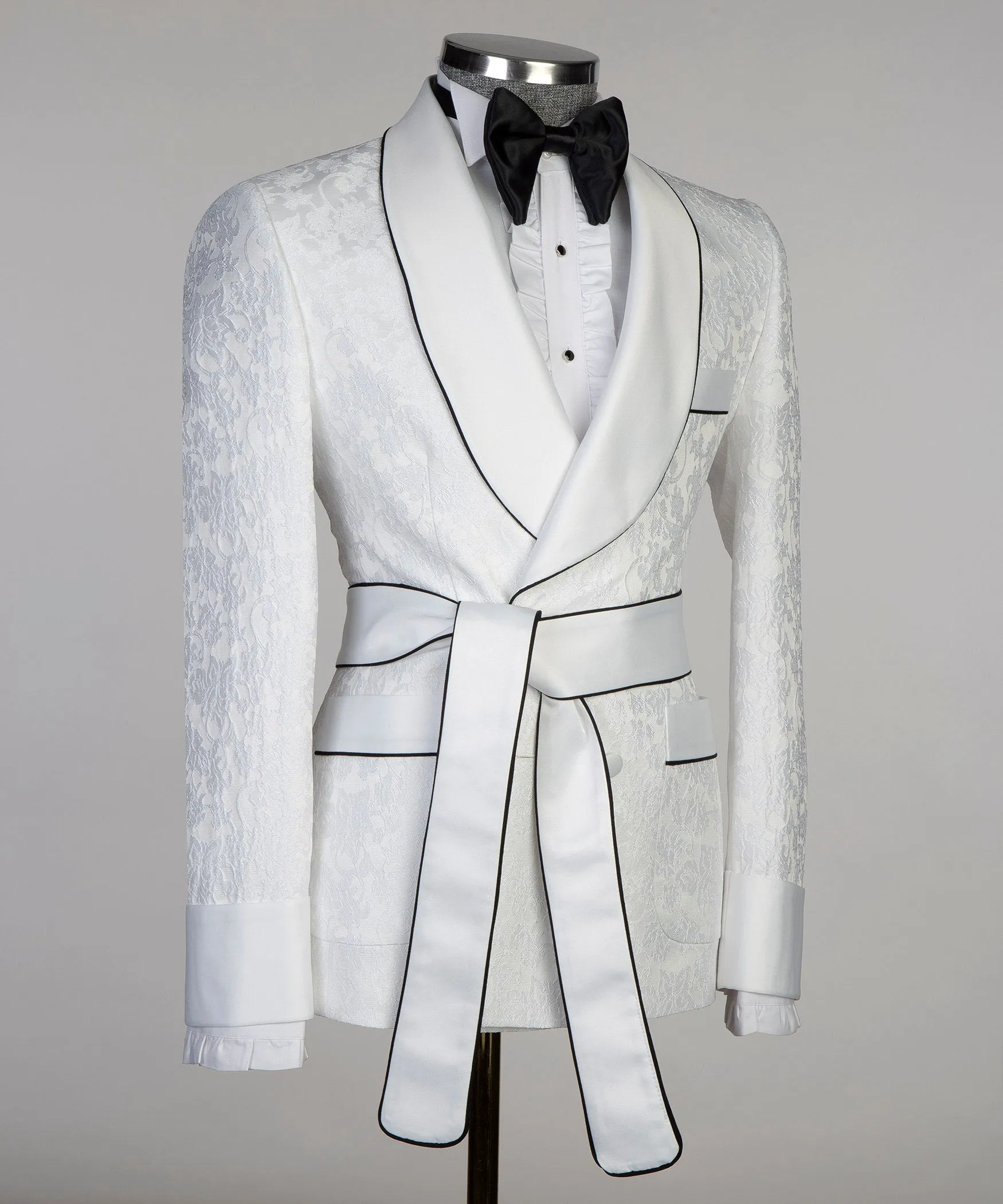 Andrew Cream Tuxedo with Belt