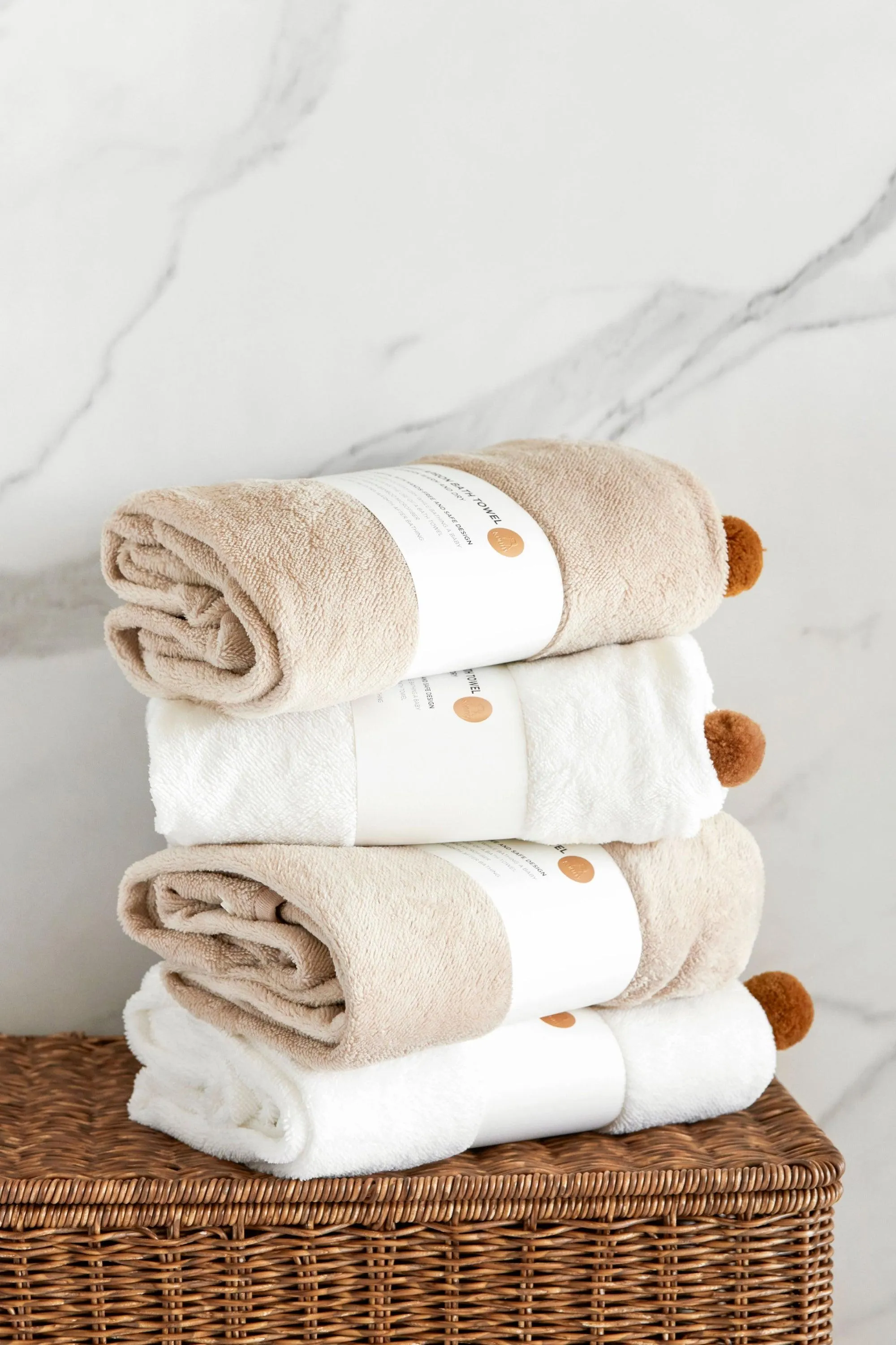 Bamboo Cotton Apron Bath Towel (0M-3Y)