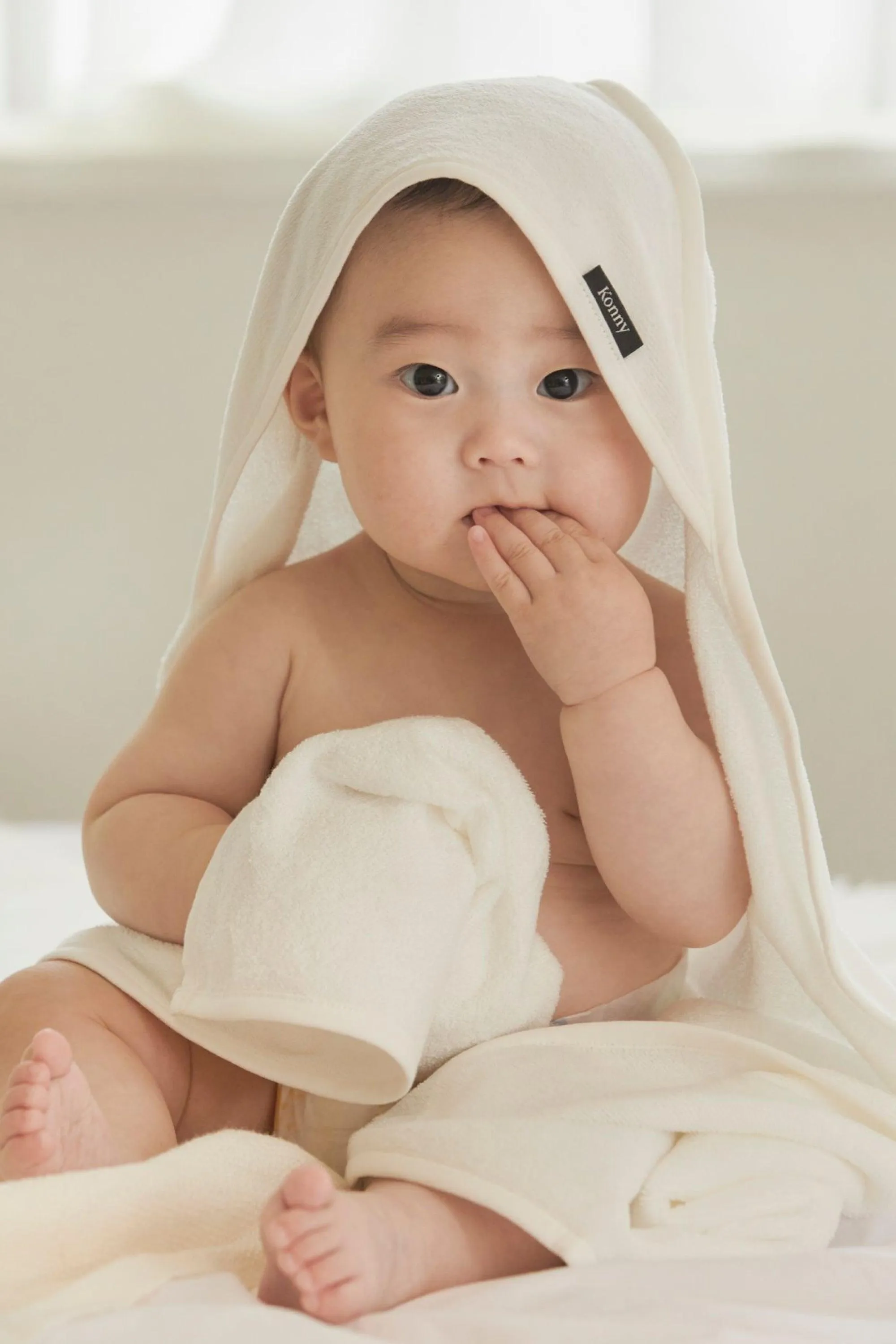 Bamboo Cotton Apron Bath Towel (0M-3Y)