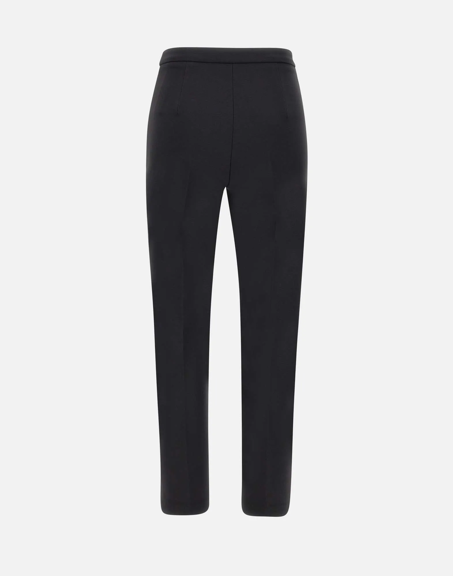 Black Daily Stretch Crepe Trousers