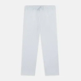 Blue Multi Pinstripe Pyjama Trousers