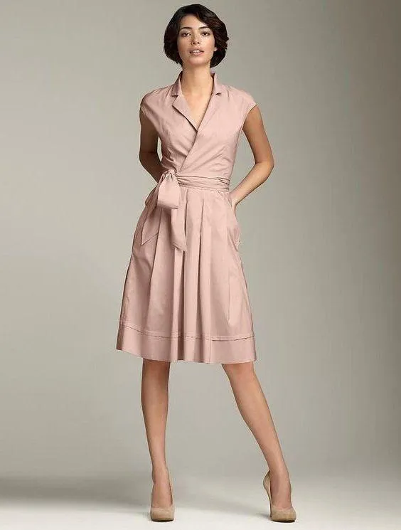 Blush Wrap Dress