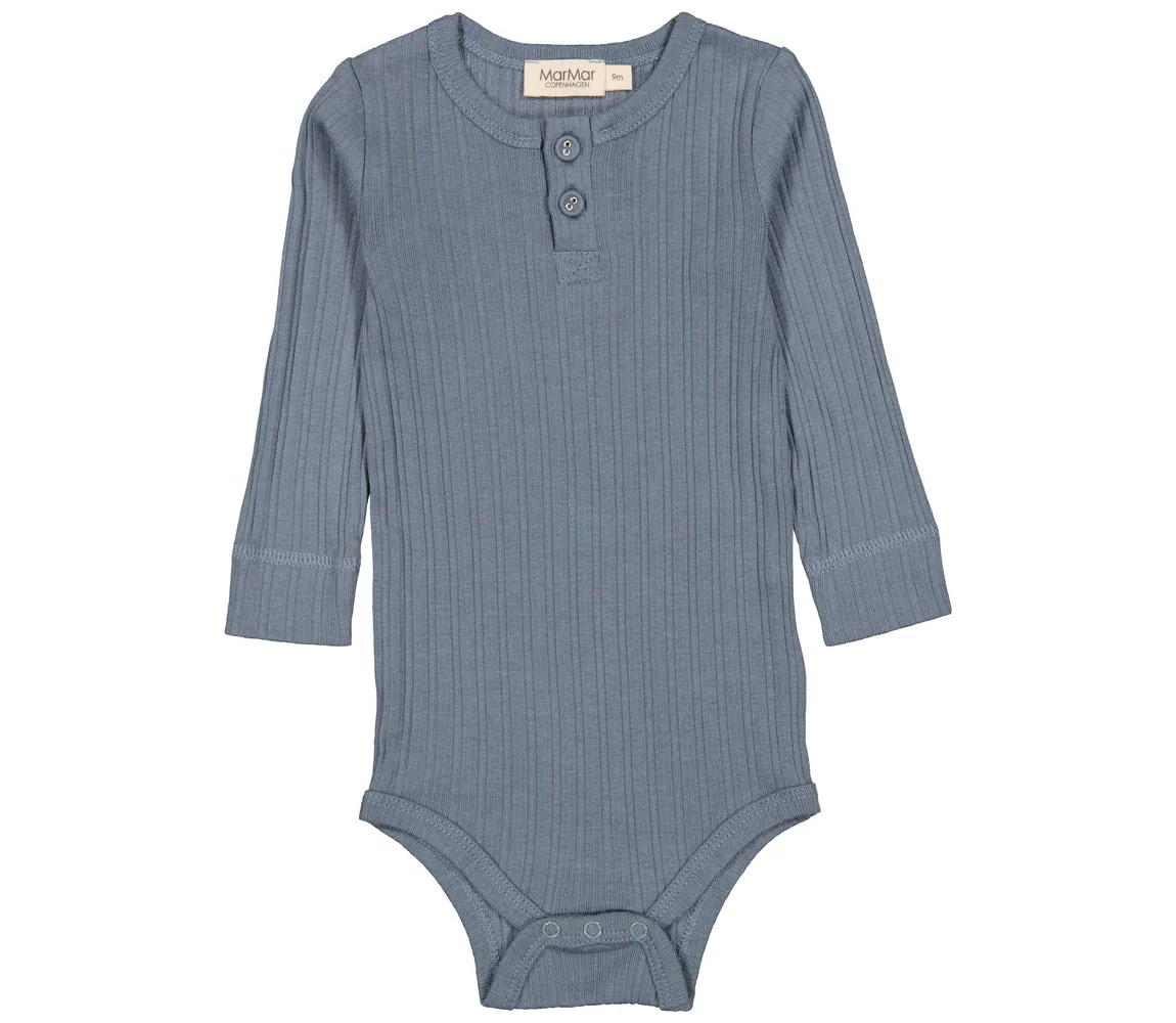 Body LS, Bodysuit - Stormy Blue