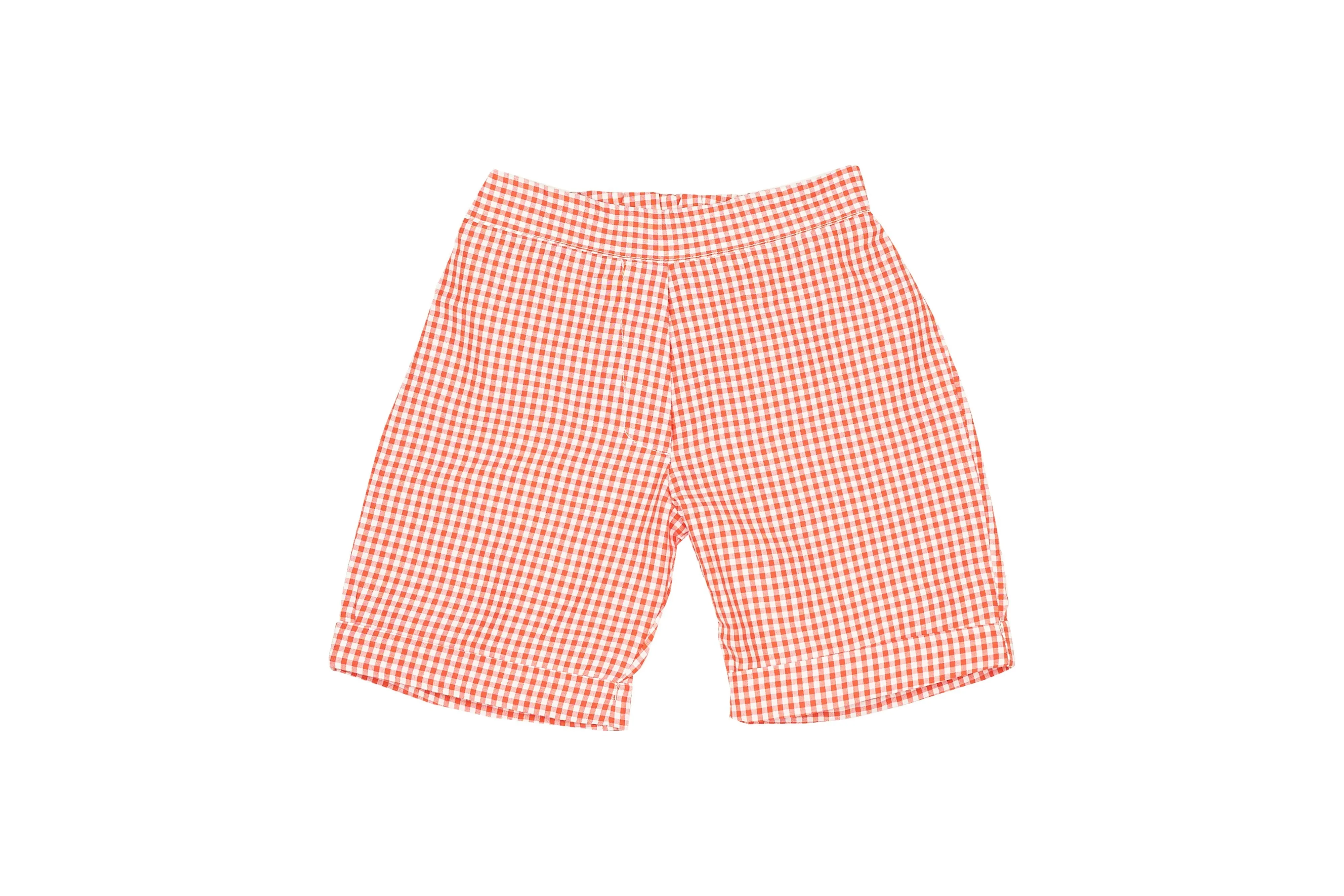 Boy Short - Vichy Orange