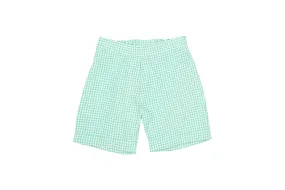 Boy Short - Vichy Water Green