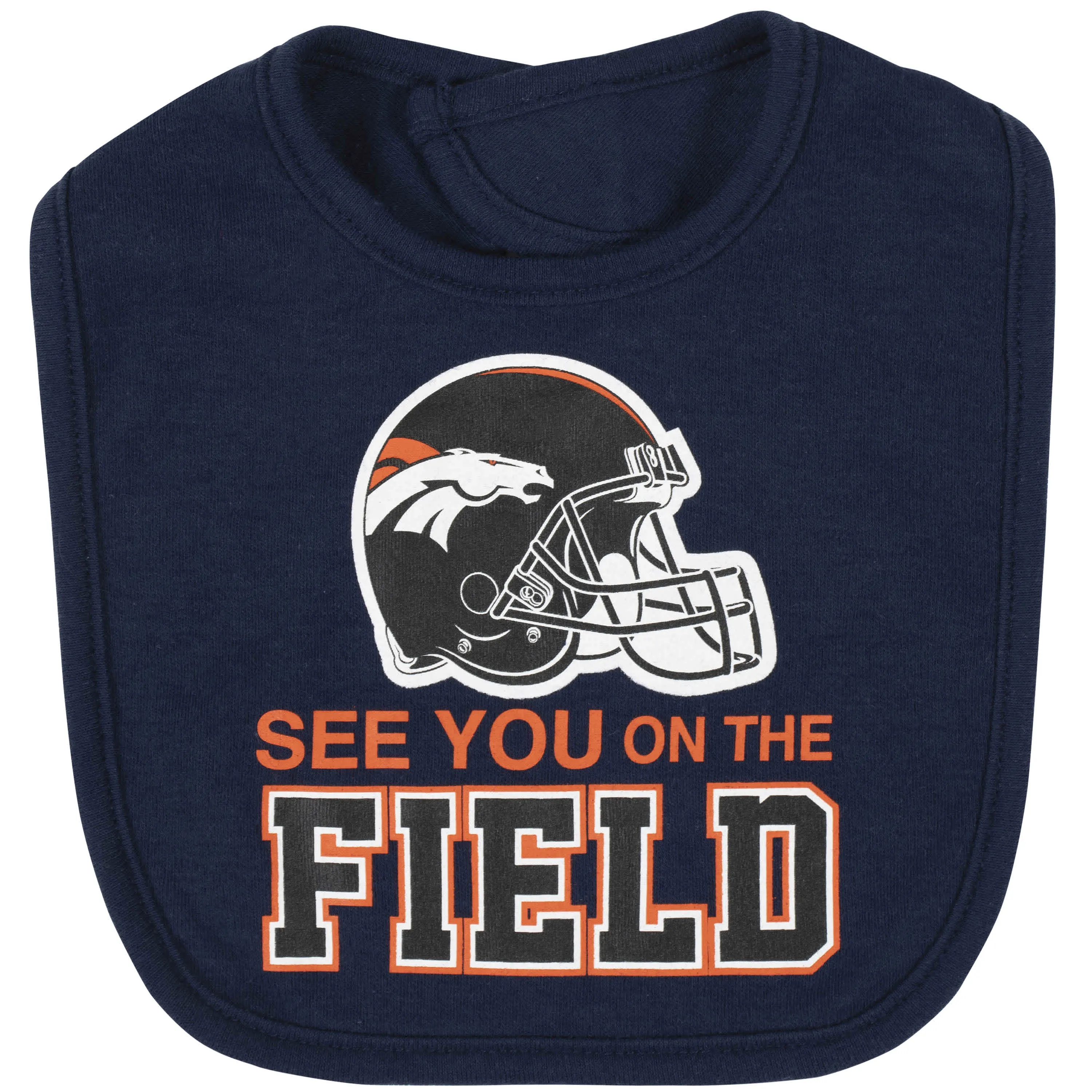 Broncos Baby Boys 3-Piece Bodysuit, Bib, and Cap Set