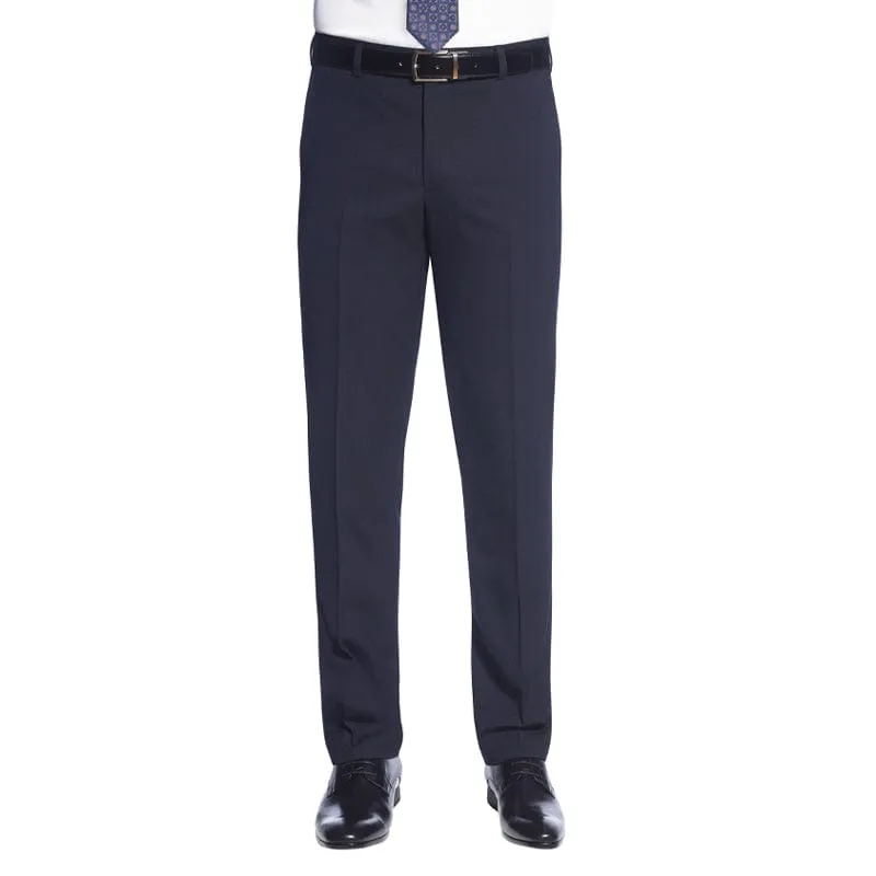 Brook Taverner Holbeck Slim Fit Trouser - Navy