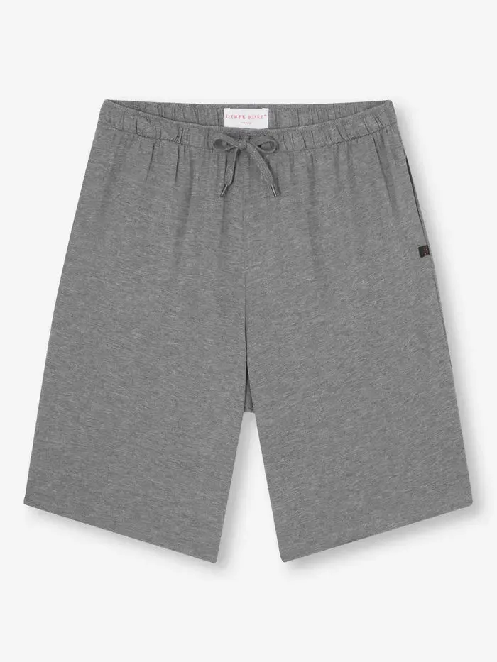 Charcoal Basel Micro Modal Stretch Men's Lounge Shorts