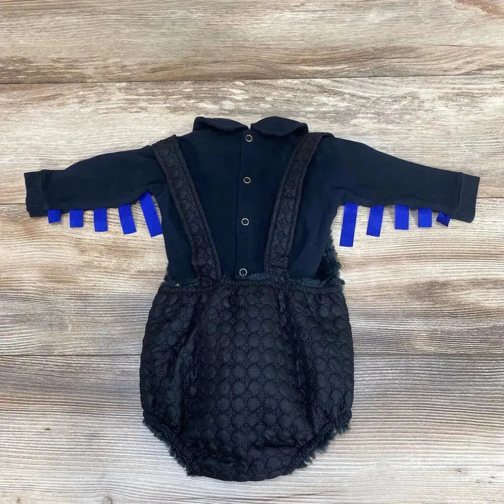 Chua Bodysuit & Faux Fur Romper Set sz 3-6m