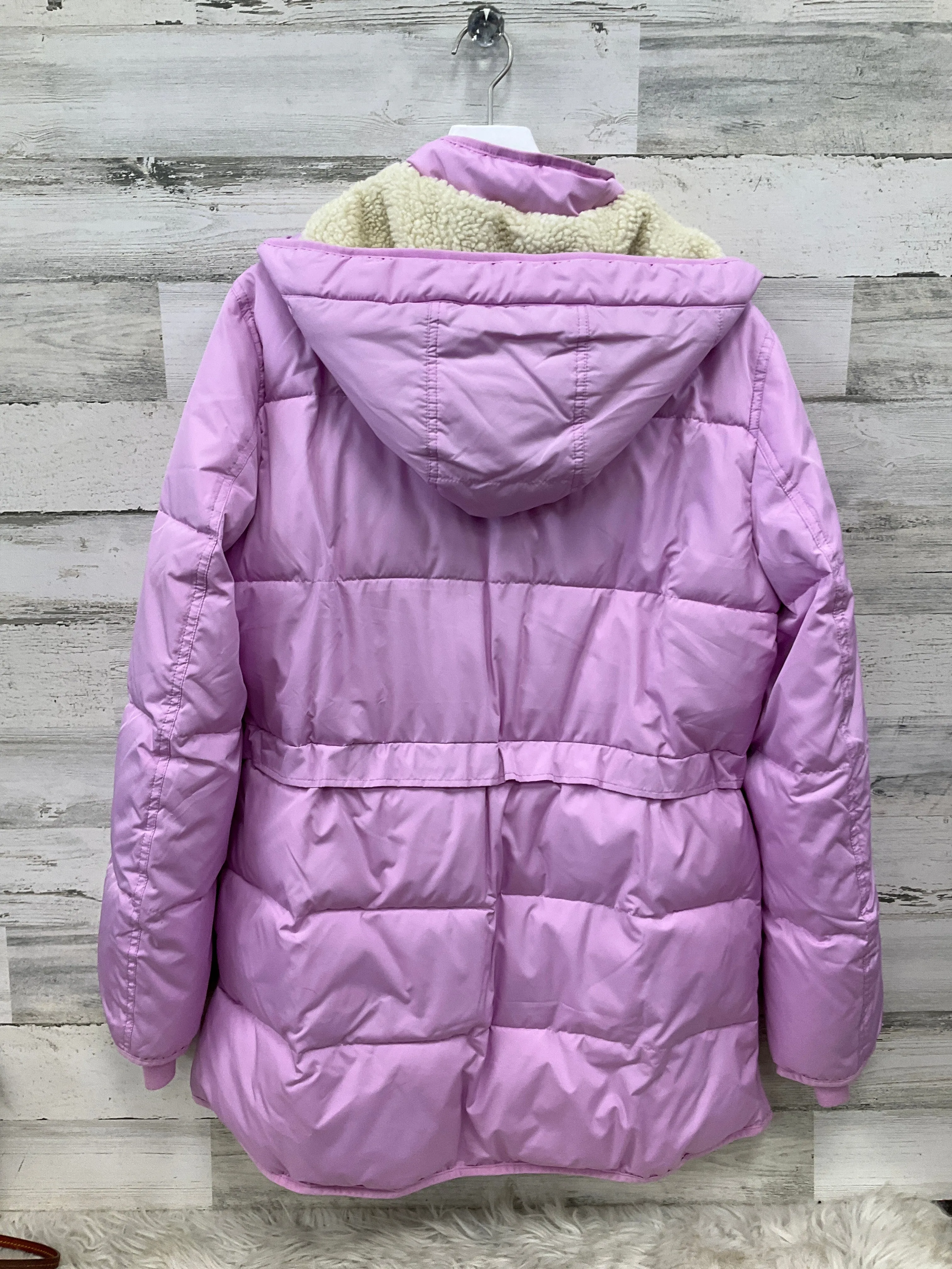 Coat Puffer & Quilted By J. Crew In Pink, Size: L