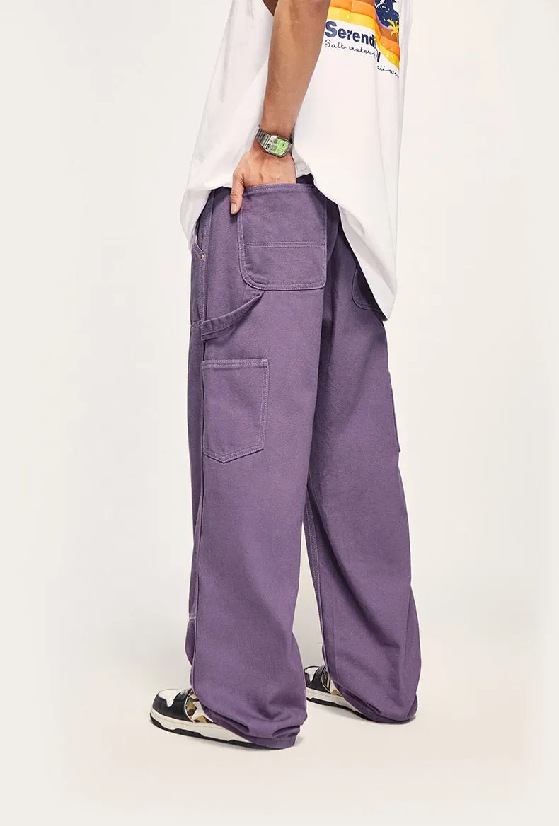 Colour Wash Carpenter Pants