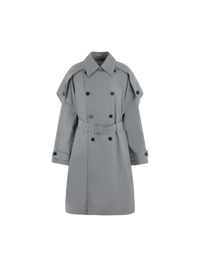 Compact Canvas Trench Coat