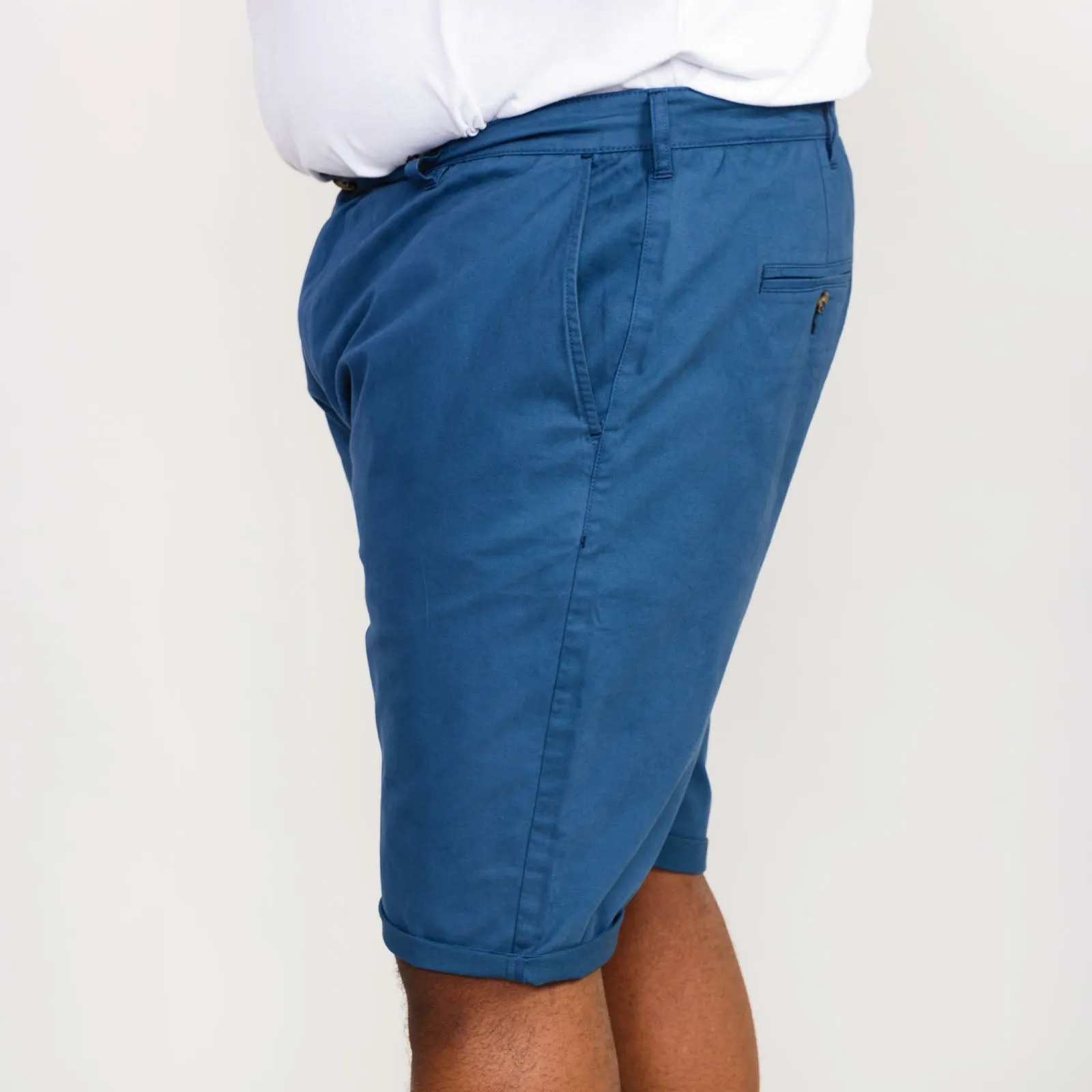 D555 Mens Nelson Big Tall Kingsize Stretch Chino Shorts