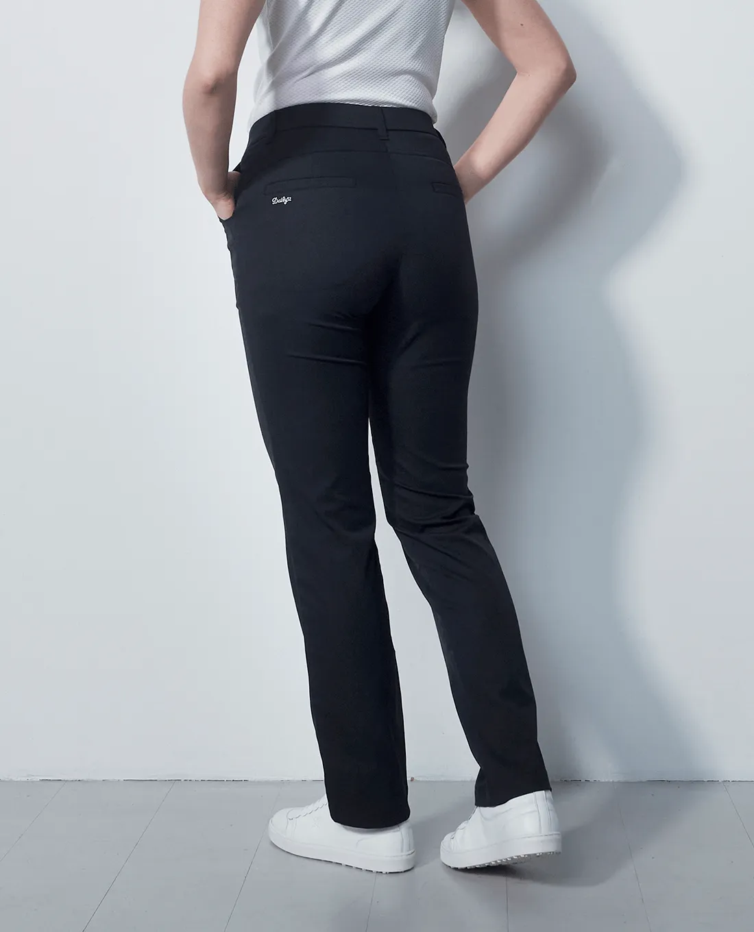 DAILY SPORTS Lyric Straight Leg Trousers 32 inch 245 Black