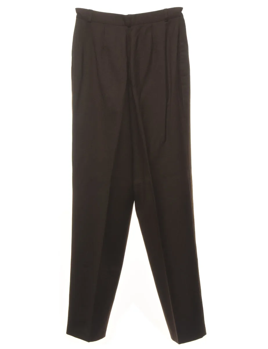 Dark Brown Classic Trousers - W26 L31