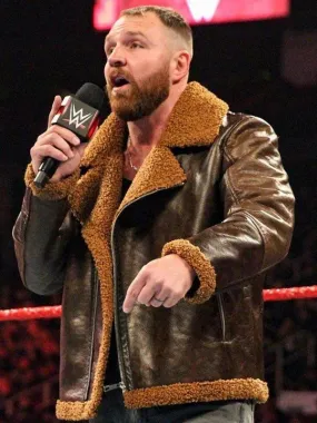 Dean Ambrose WWE Wrestler Shearling Jacket