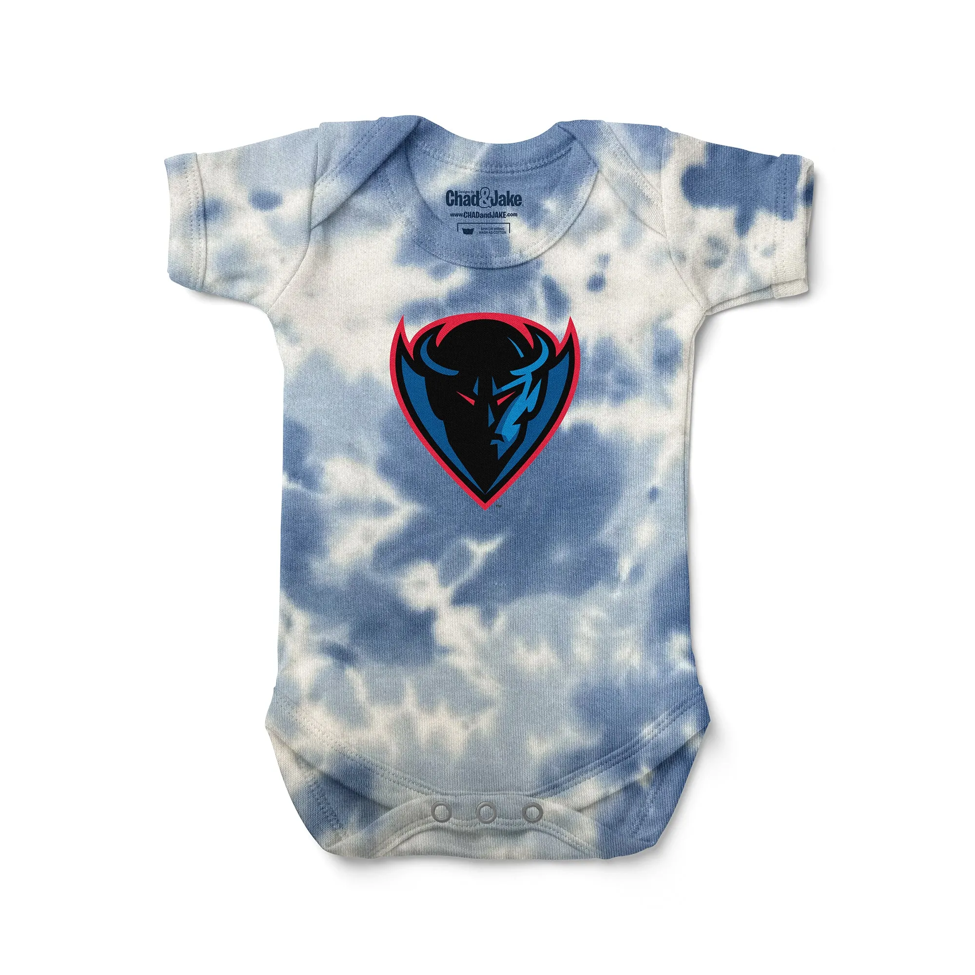 DePaul Blue Demons Logo Tie Dye Bodysuit