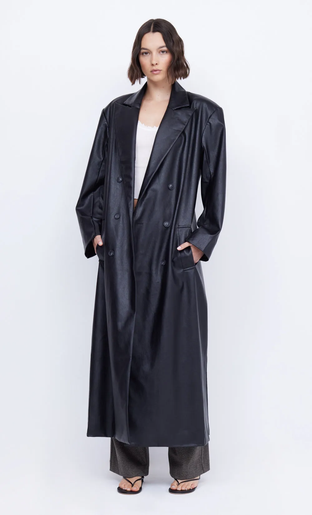 DOMINICA TRENCH - BLACK