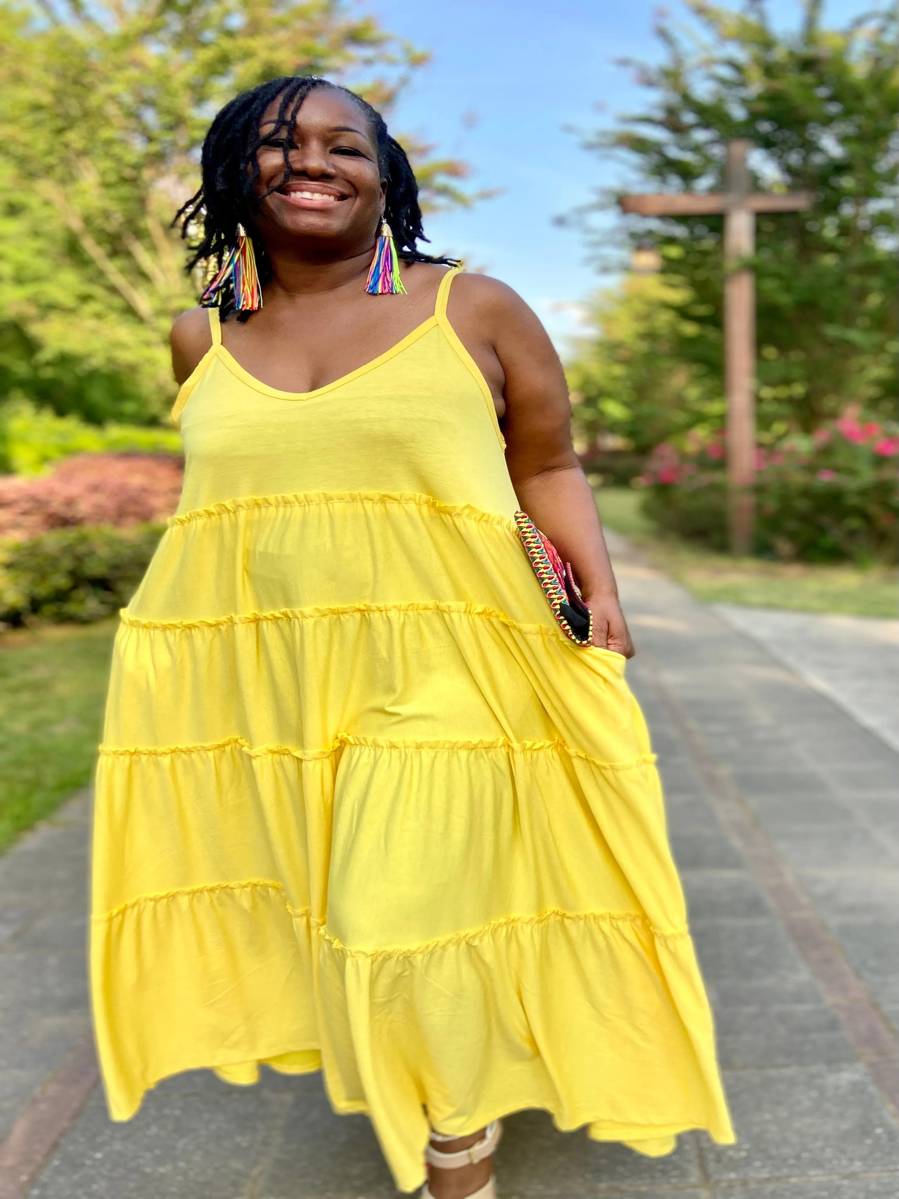 Dreamy Maxi Dress Yellow