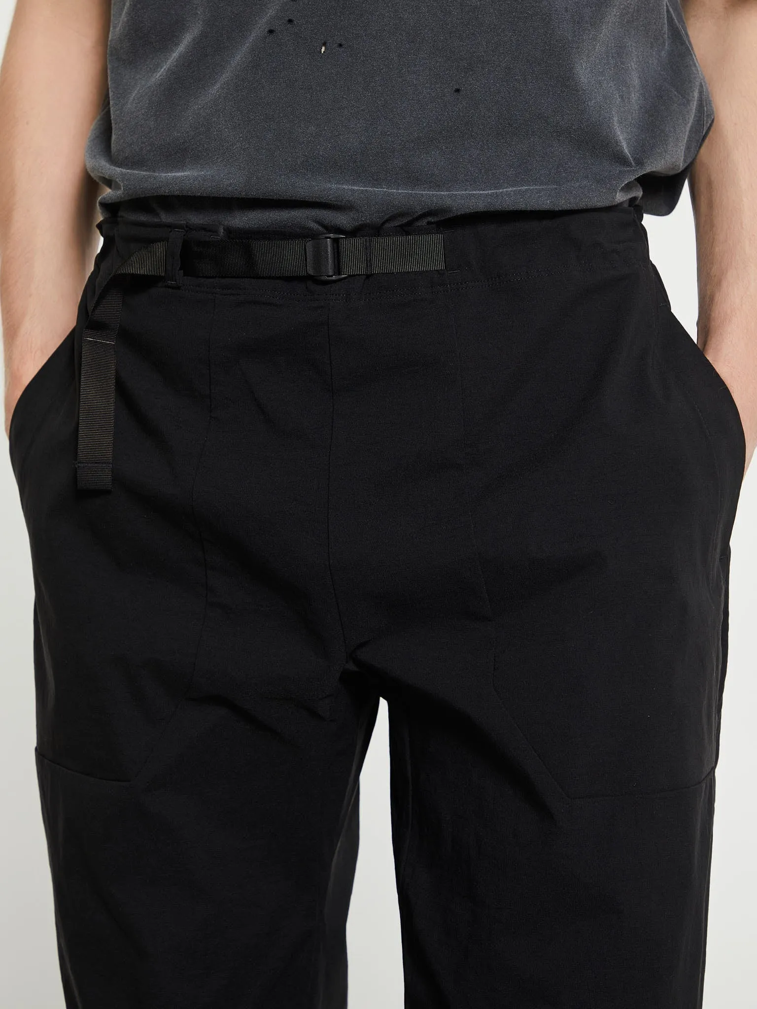 Easy Technical Pants in Black and Grey