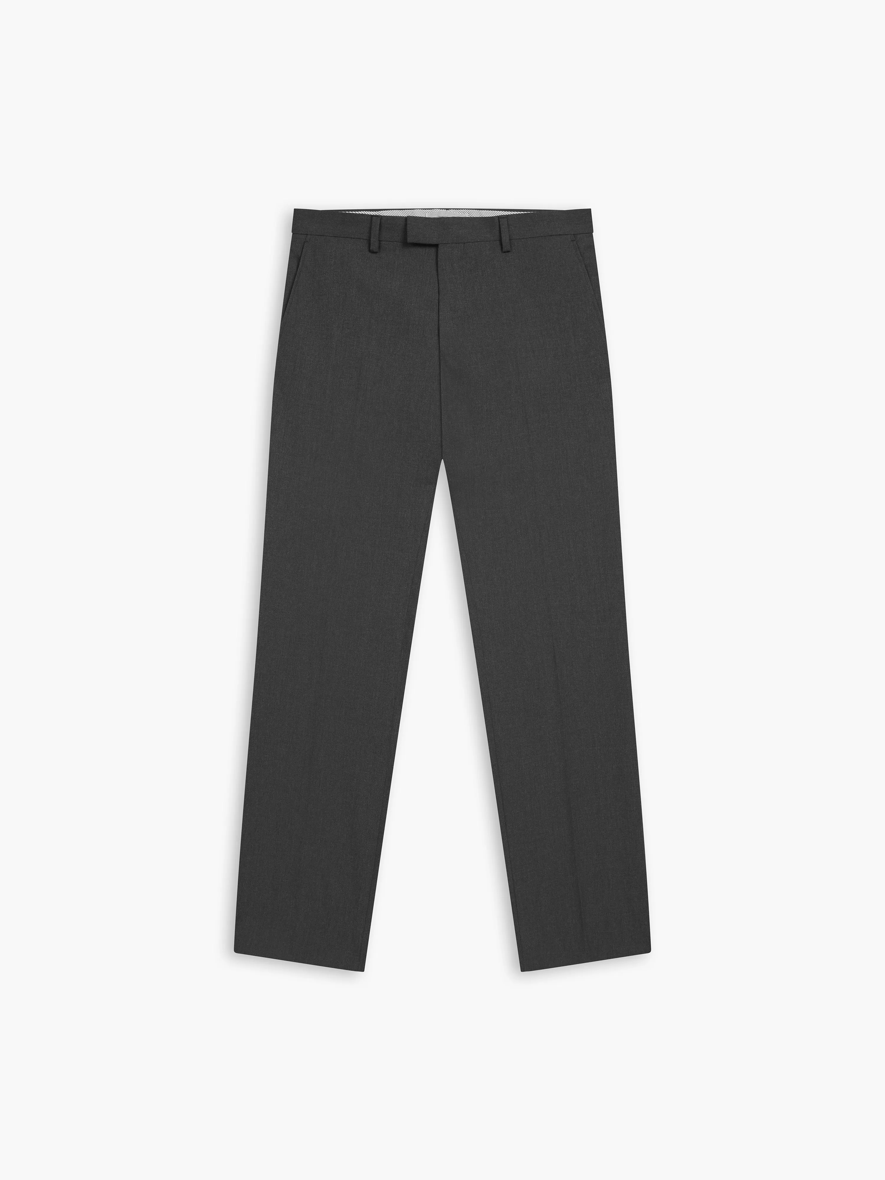 Edgware Wool Slim Charcoal Suit Trouser