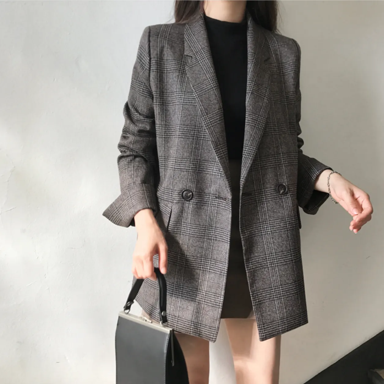 Edith Oversize Plaid Blazer - 2 Colors