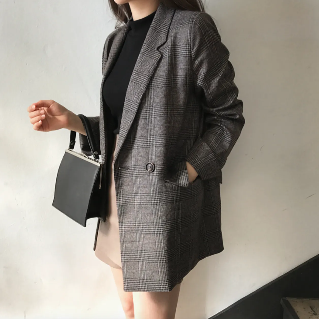 Edith Oversize Plaid Blazer - 2 Colors