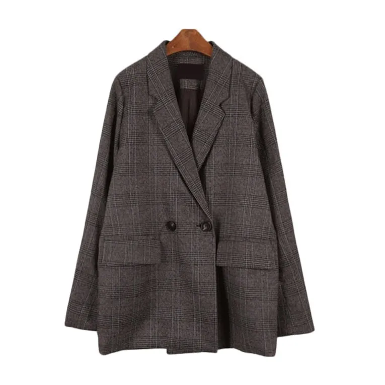 Edith Oversize Plaid Blazer - 2 Colors