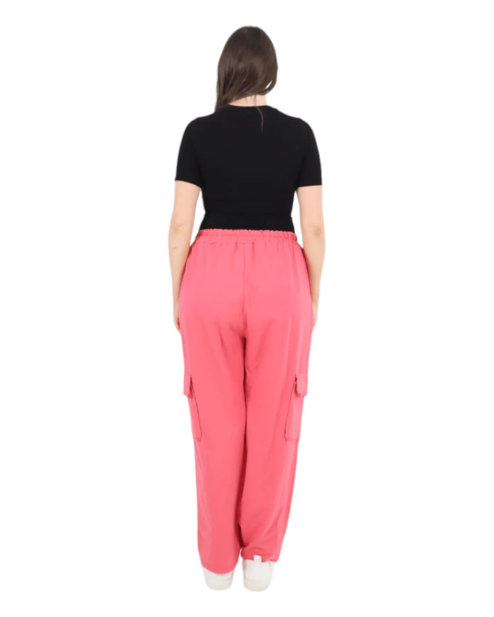 Elastic Waist Jersey Trousers