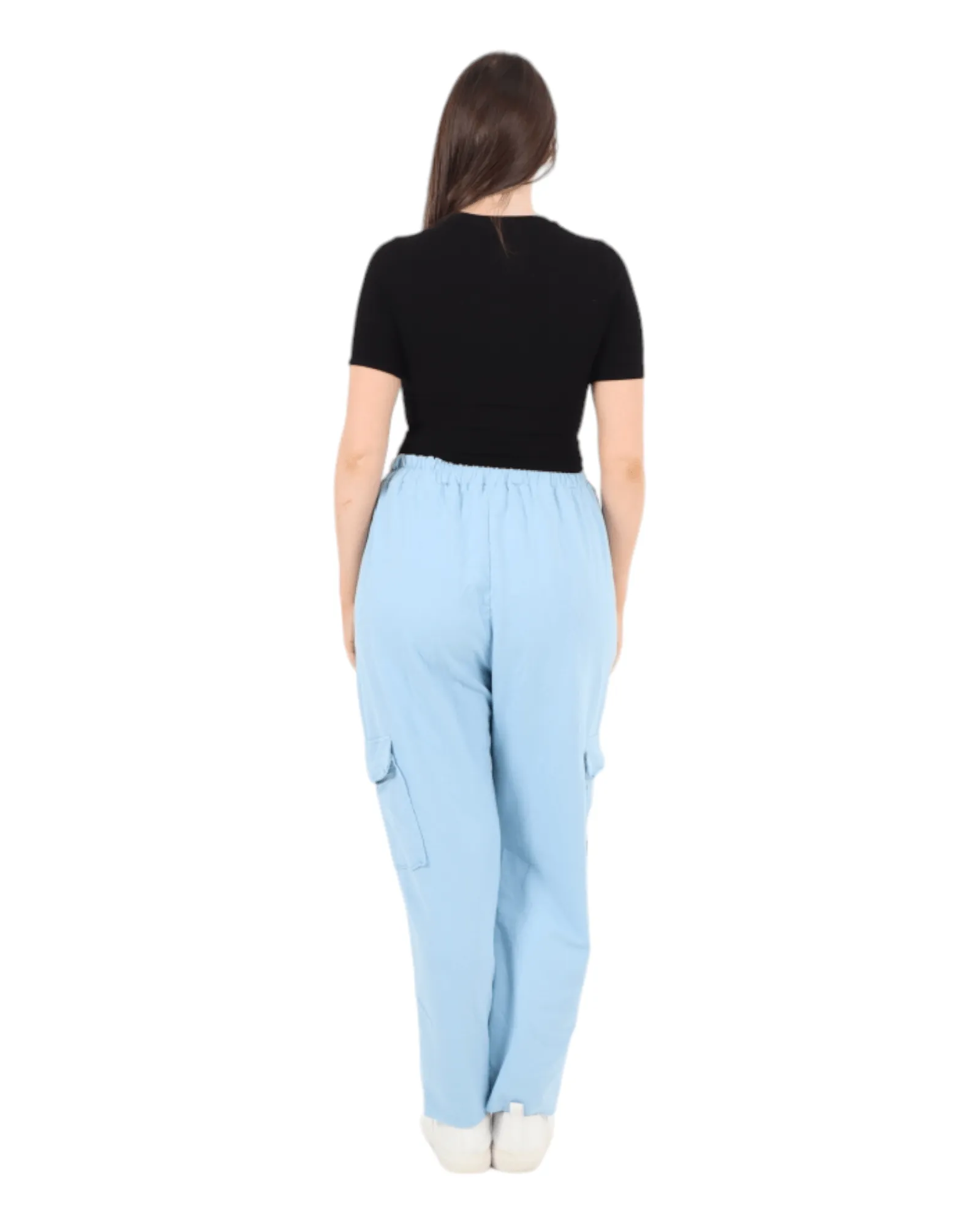 Elastic Waist Jersey Trousers