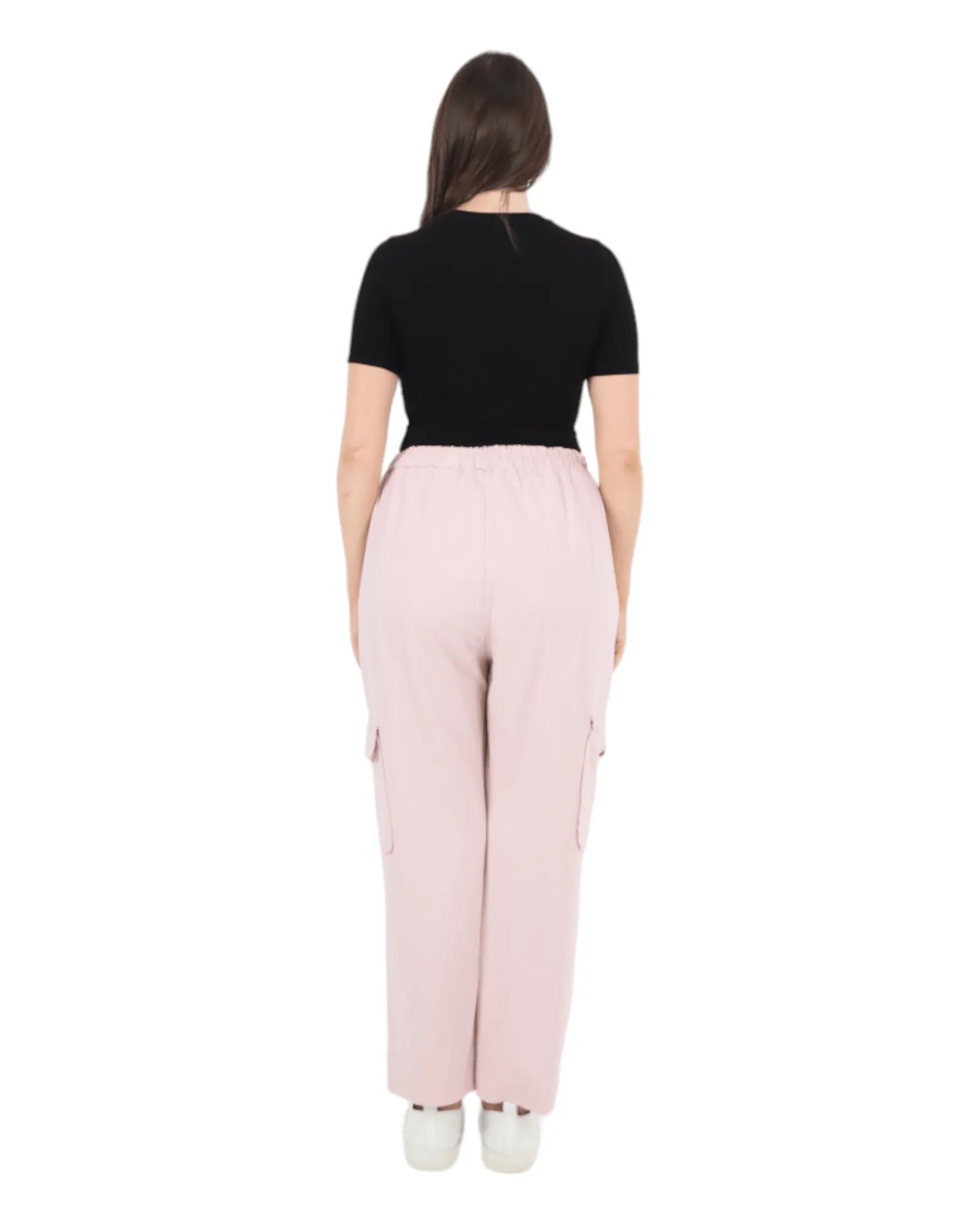 Elastic Waist Jersey Trousers