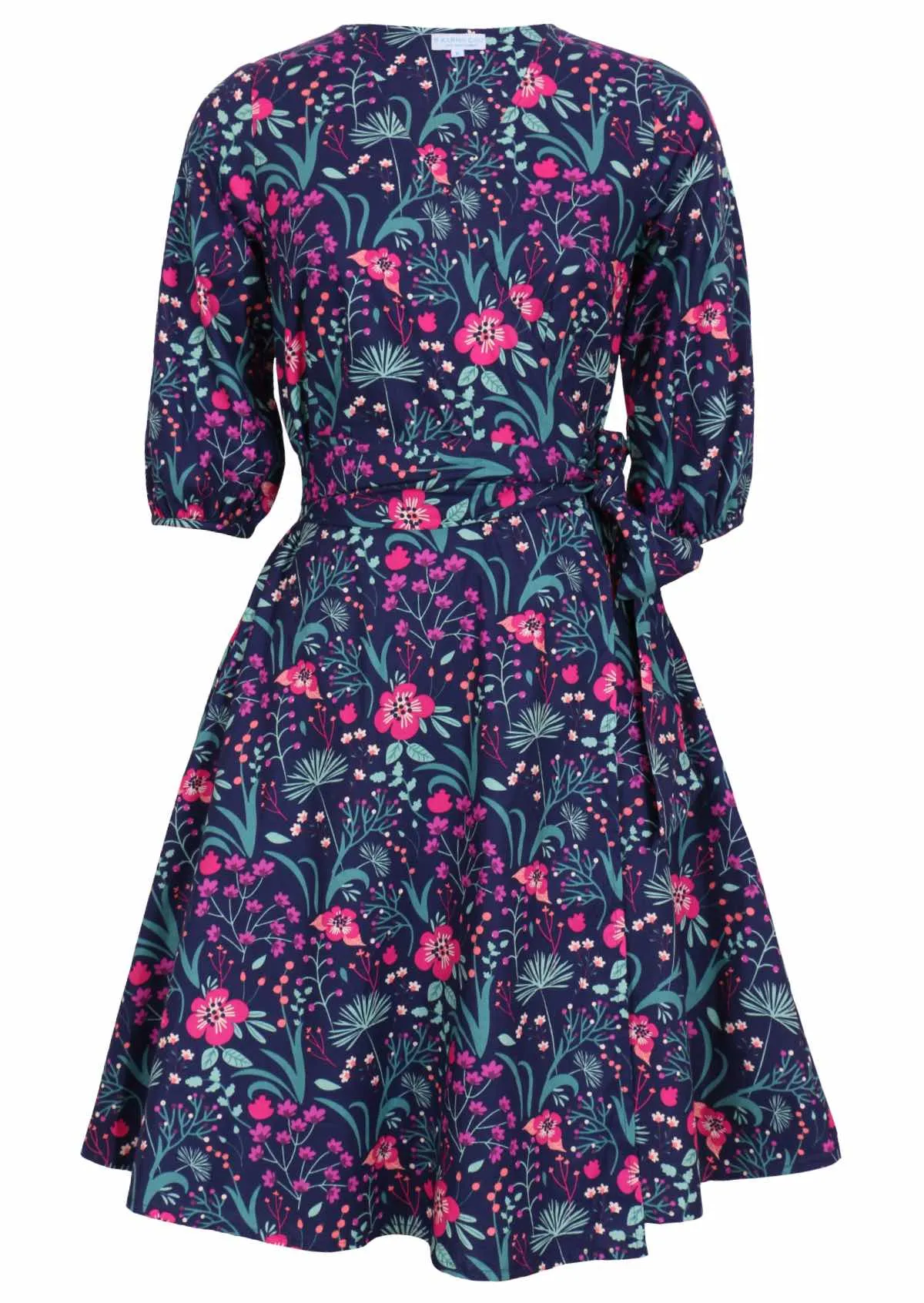 Ella Wrap Dress Dianthus