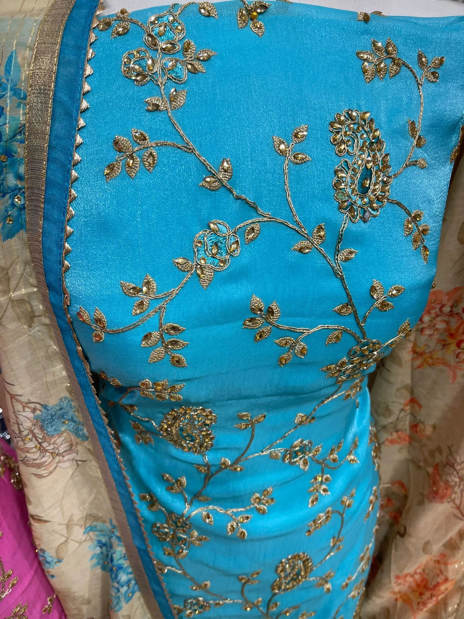 Embellished Makhmali Suits