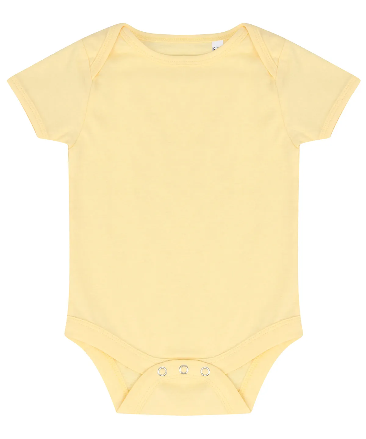 Essential short-sleeved bodysuit | Pale Yellow