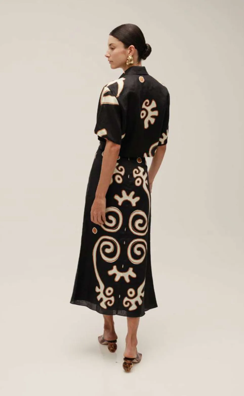 Fabiana Skirt | Black Multi
