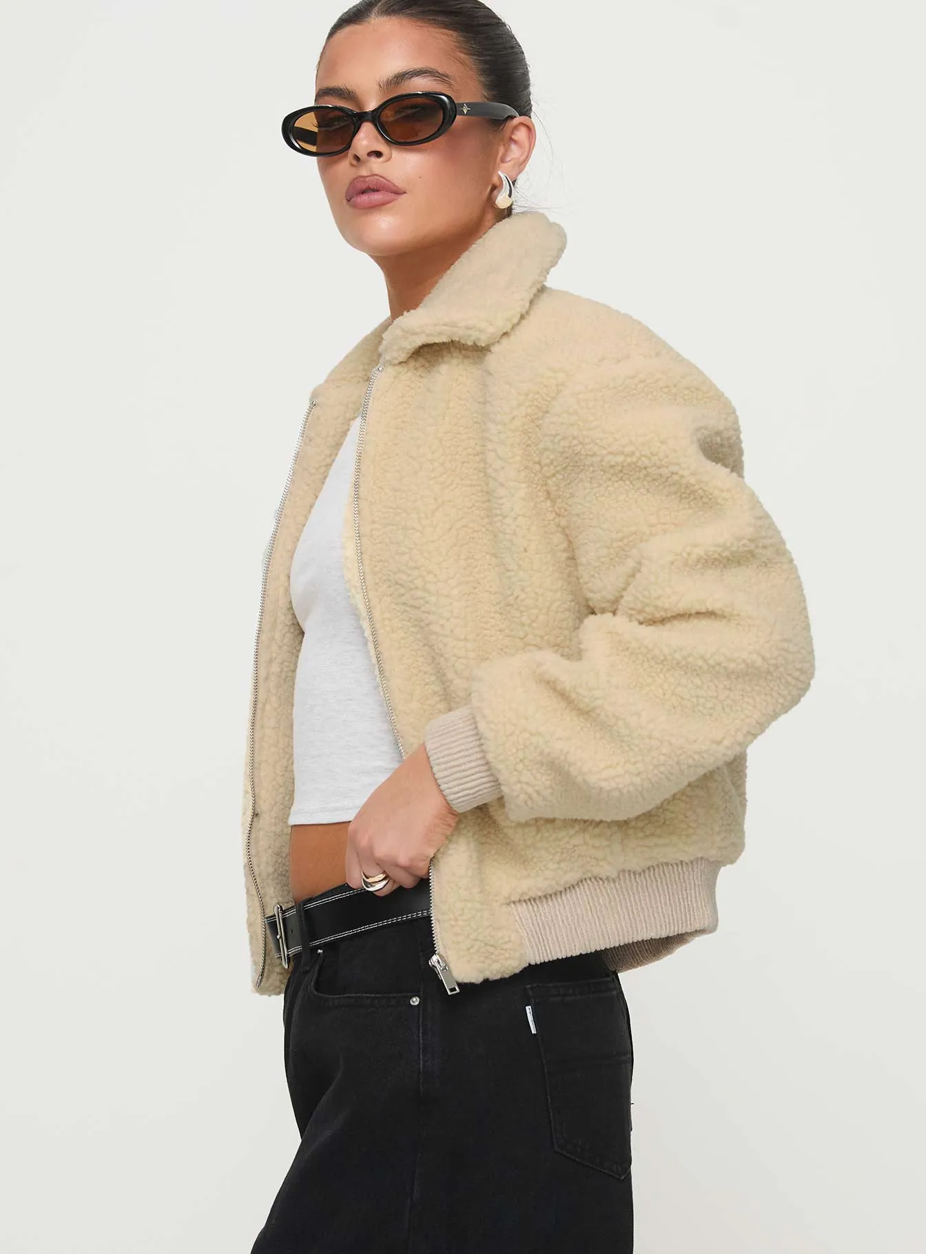 Ferrigia Teddy Jacket Cream